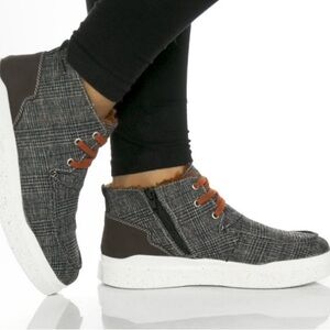 Romika Women’s Helsinki 02 Waterproof Plaid Sneaker Boots W 9/40